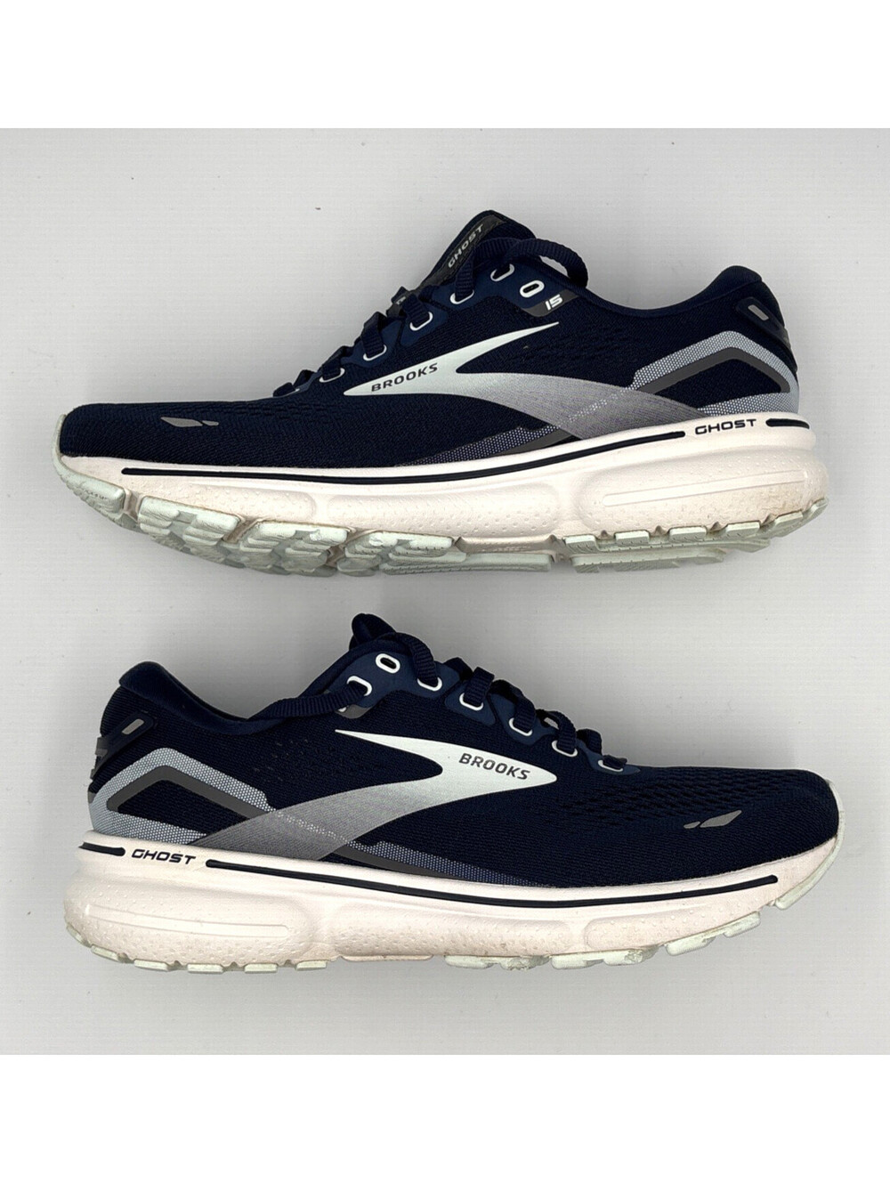 Brooks Ghost 15 Peacoat Pearl Salt Air Running Shoes Womens 8